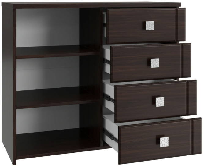 Комод Изабель ИЗ-52К орех темный