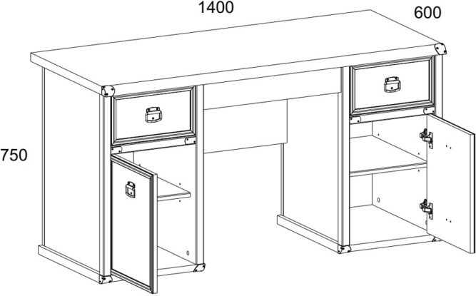 Стол 2D3S Магеллан