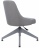 Кресло для приемных и переговорных CH-340GLZ, ткань, серое, 1923860