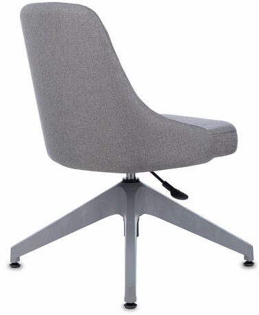 Кресло для приемных и переговорных CH-340GLZ, ткань, серое, 1923860