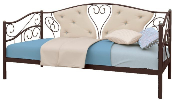 Металлическая кровать тахта Юлия