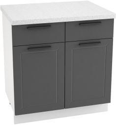 Шкаф нижний 1 ящ. с 2 ств. ШН1Я 800 Глетчер