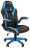 Кресло компьютерное СН GAME 15, экокожа, черное/голубое, 7022779