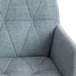 Кресло GARDA ткань, голубой, фостер 15