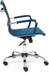 Кресло URBAN-LOW флок , синий, 32