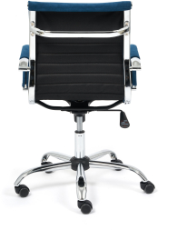 Кресло URBAN-LOW флок , синий, 32