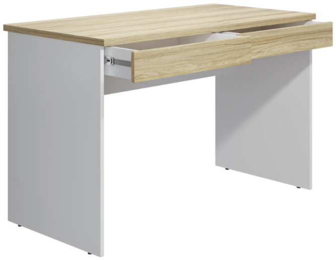 Стол письменный Скайлайт СЛ-20К блэквуд ячменный/белый/меренга