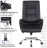 Кресло офисное BRABIX &quot;Forward EX-570&quot;, хром, экокожа, черное, 531837