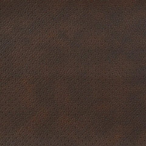 Кресло офисное МЕТТА &quot;К-29&quot; хром, рецик. кожа, сиденье и спинка мягкие, темно-коричневое