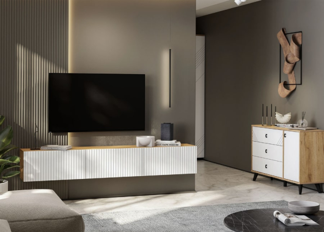 Комод 3 ящика со створкой Байкал