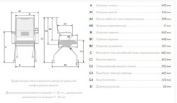 Кресло для приемных и переговорных на колесах МЕТТА ErgoLife Sit Air M4, каркас хромированный, ткань-сетка черная, z697.5D.1.662