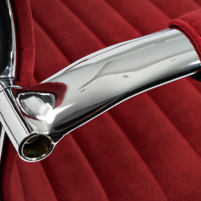 Кресло URBAN-LOW флок , бордовый, 10