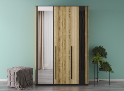 Шкаф 3х ств. (с зеркалом) сек. №10 Аэлита