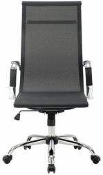 Кресло офисное BRABIX "Line EX-530", хром, сетка, черное, 531846