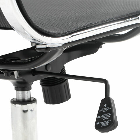 Кресло офисное BRABIX &quot;Line EX-530&quot;, хром, сетка, черное, 531846