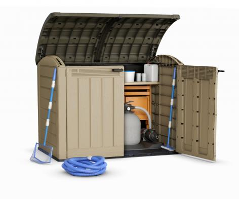 Шкаф садовый Стор ит Аут Ультра (STORE-IT-OUT ULTRA) 2000 л, бежевый