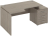Стол ЛЕВЫЙ эргономичный с тумбой СВ16 (СВ12+СВ16+СВ73)