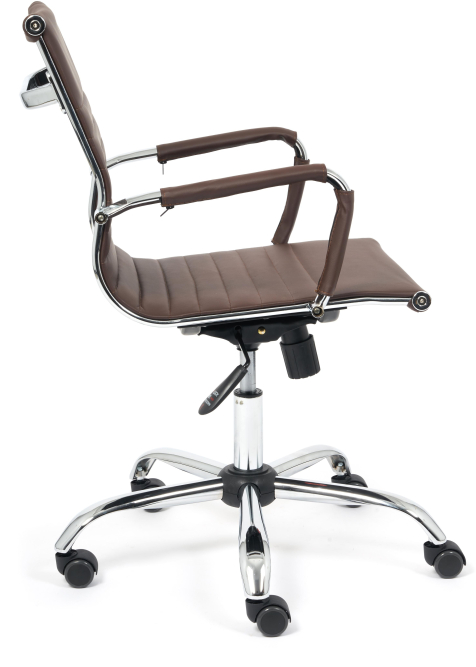 Кресло URBAN-LOW кож/зам, коричневый, 36-36