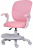 Кресло детское с подставкой для ног BRABIX &quot;Toy MG-205&quot;, сетка/ткань TW, розовое, 533151
