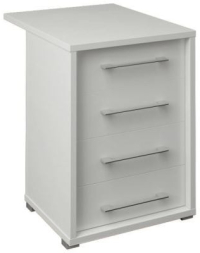 Тумба приставная (4 ящика) с торцевым топом МТ54