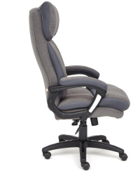 Кресло DUKE флок/ткань, серый/серый, 29/TW-12