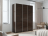 Шкаф-купе Прайм 3-х дверный (ЛДСП) Венге