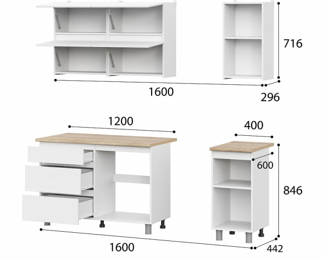 Кухонный гарнитур Токио (серия 3)