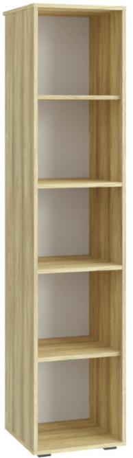 Шкаф-пенал Оскар ОС-02 блэквуд ячменный/графит