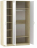 Шкаф для одежды Оливия НМ 040.33 Х