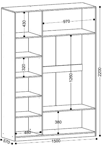 Шкаф Урбан 2
