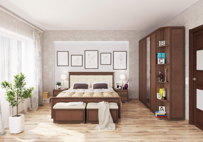 Спальня Ливорно Шкаф 3-х ств. ЛШ-24