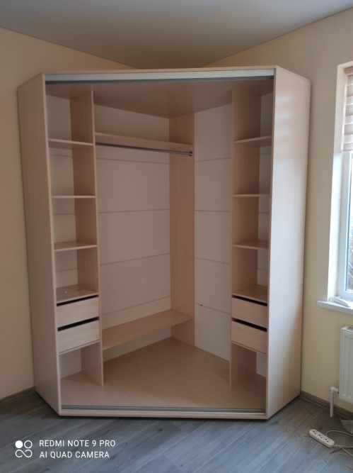 Шкаф-купе угловой Стандарт Комби 1 Дуб сонома