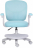 Кресло детское с подставкой для ног BRABIX &quot;Toy MG-205&quot;, сетка/ткань TW, голубое, 533152