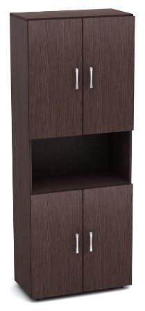 Шкаф высокий одна откр. полка К4 (ШК31+ДК32х4)