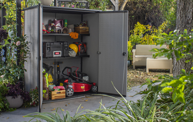 Шкаф высокий (High Store) 1400 л. + 2 полки