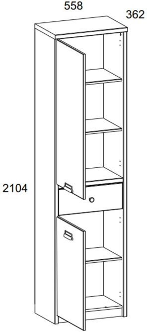 Шкаф 2D1S/D1  Дизель