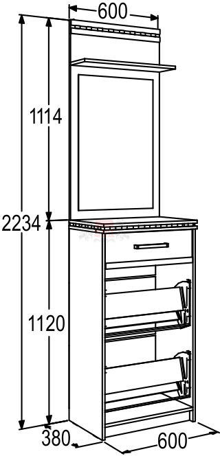 Зеркало Ольга 13 №1