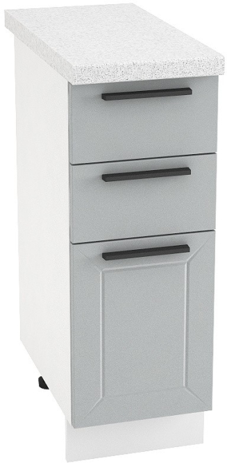 Шкаф нижний 3 ящ. ШН3Я 300 Глетчер