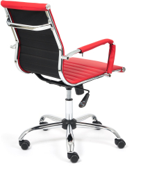 Кресло URBAN-LOW кож/зам, красный, 36-161