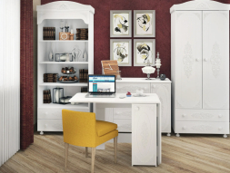 Стол раскладной СМ-5 белое дерево