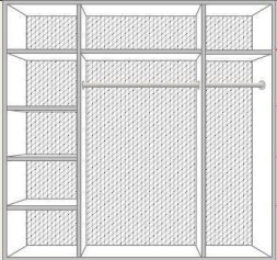 Шкаф ДИАНА 4-х дверный