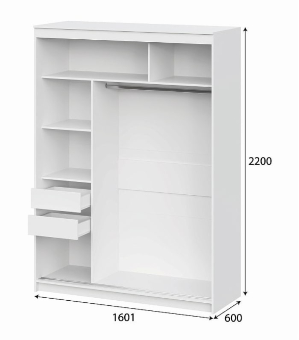 Шкаф-купе ШКП 3 (серия №2)