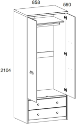 Шкаф 2DG2S/D2  Дизель