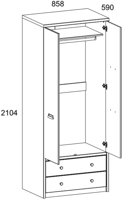 Шкаф 2DG2S/D2  Дизель