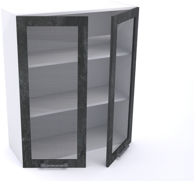 Шкаф Дублин ШСТ-80 960 2-х дверный навесной со стеклом