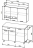 Кухонный гарнитур КГ 4 (1200)