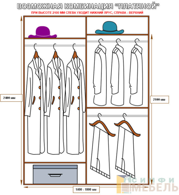 Шкаф-купе 2х дв Стандарт Фотопечать № 109