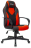 Кресло компьютерное BRABIX &quot;Game GM-017&quot;, экокожа/ткань, черное/красное, 532642, GM-017_532642