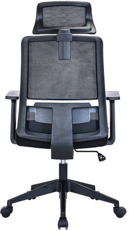 Кресло BRABIX PREMIUM &quot;Agent ER-404&quot;, поясничная поддержка, регулируемый подголовник, ткань/сетка, черное, 532970