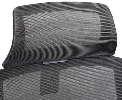 Кресло BRABIX PREMIUM &quot;Agent ER-404&quot;, поясничная поддержка, регулируемый подголовник, ткань/сетка, черное, 532970